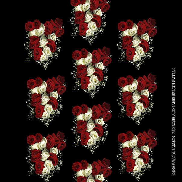 Roses andf babys breath [pattern copy